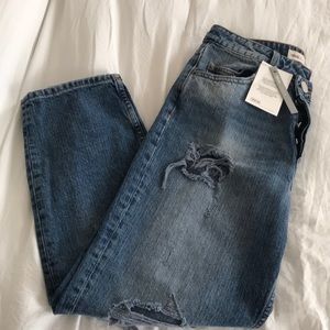 ASOS Distressed Straight leg jeans